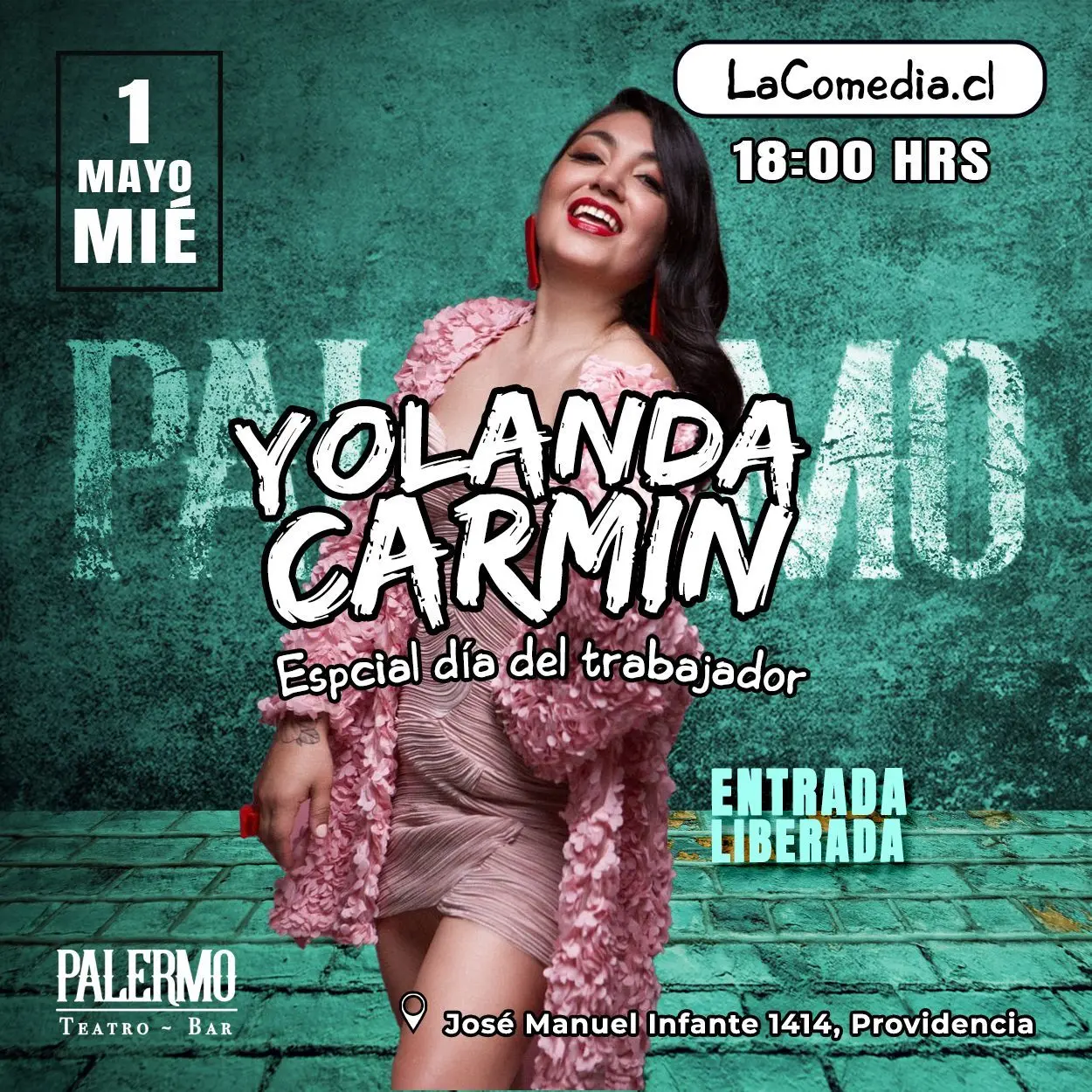 1 de mayo 18 h Yolanda Carmin Liberado