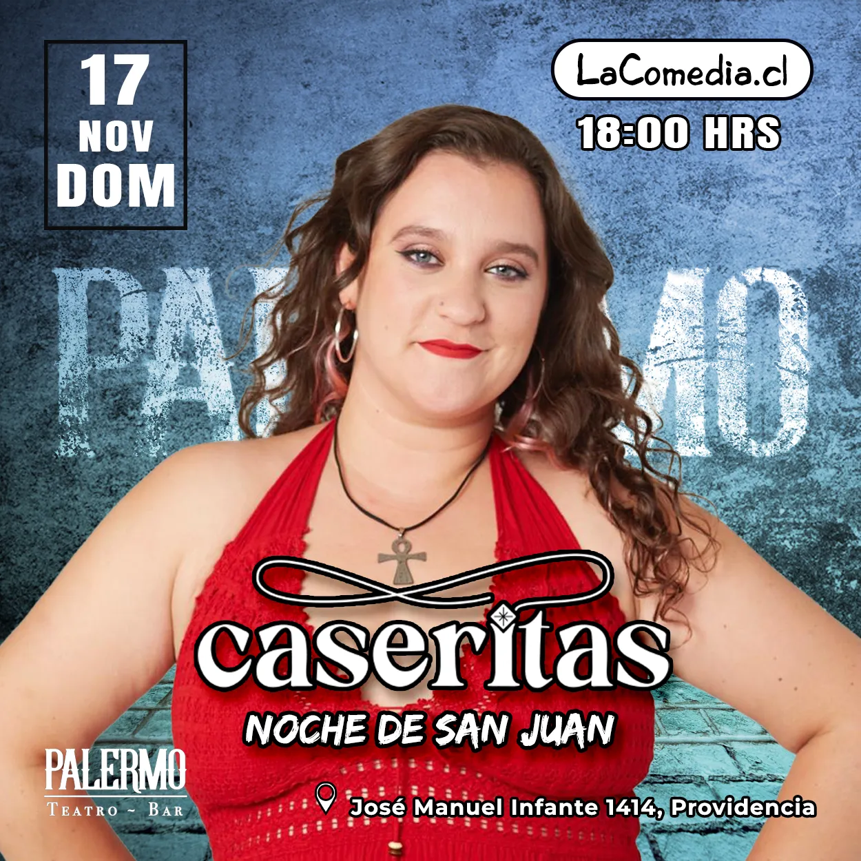 Nov – Domingo 17 – 18 hrs – Caseritas